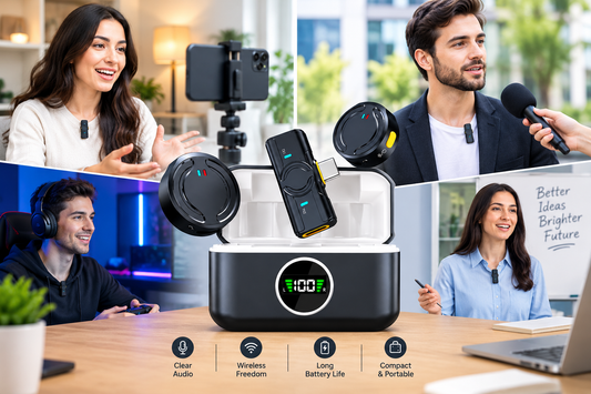 Wireless Microphone with Charging Cabin